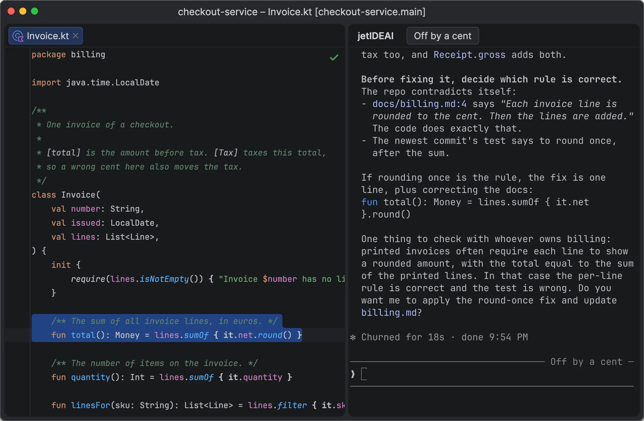 Panel or tab: Move a running agent between the tool window and an editor tab.